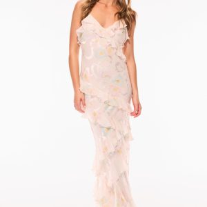 Rialto Silk-Blend Maxi Dress