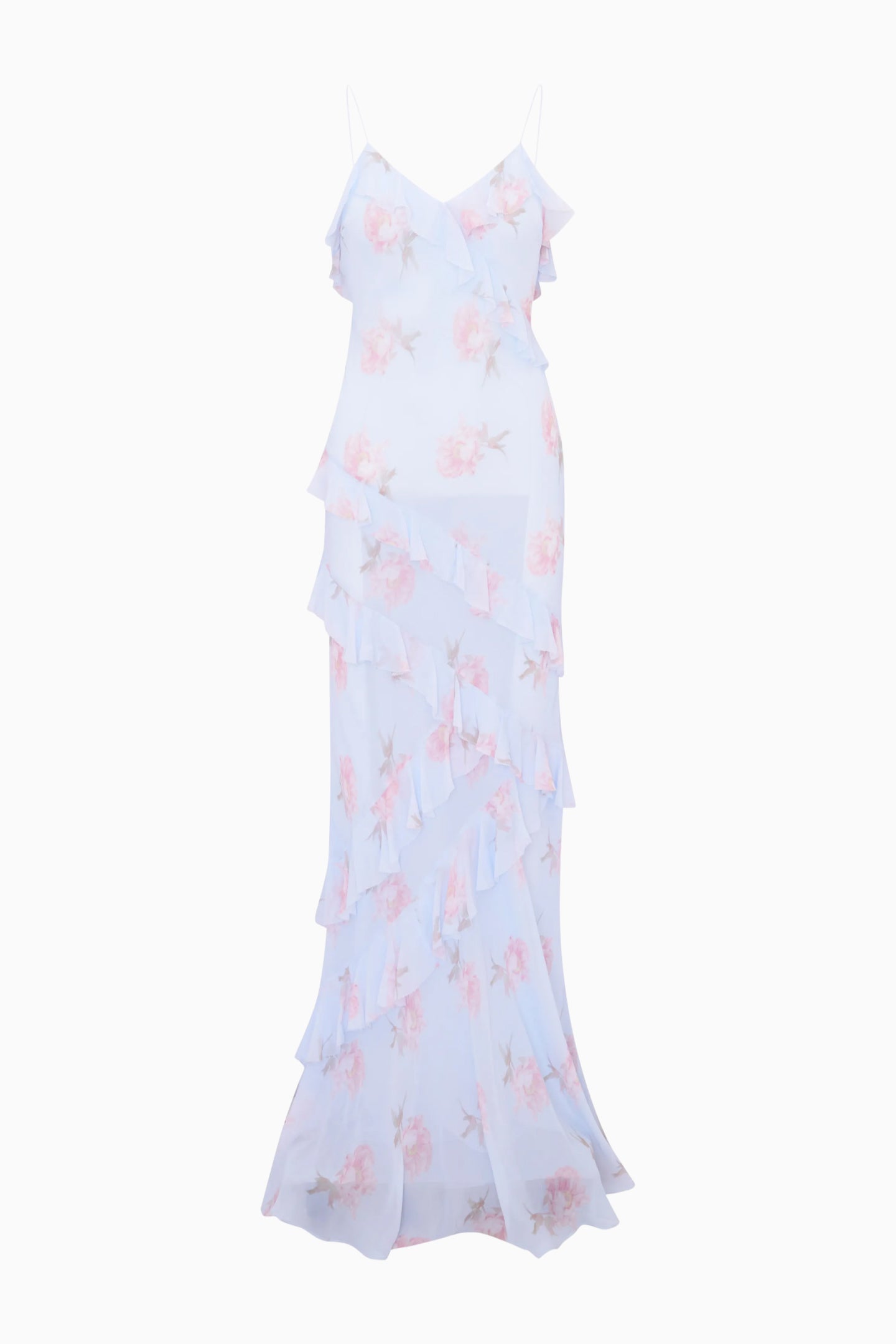 Rialto Floral Chiffon Maxi Dress - Image 6