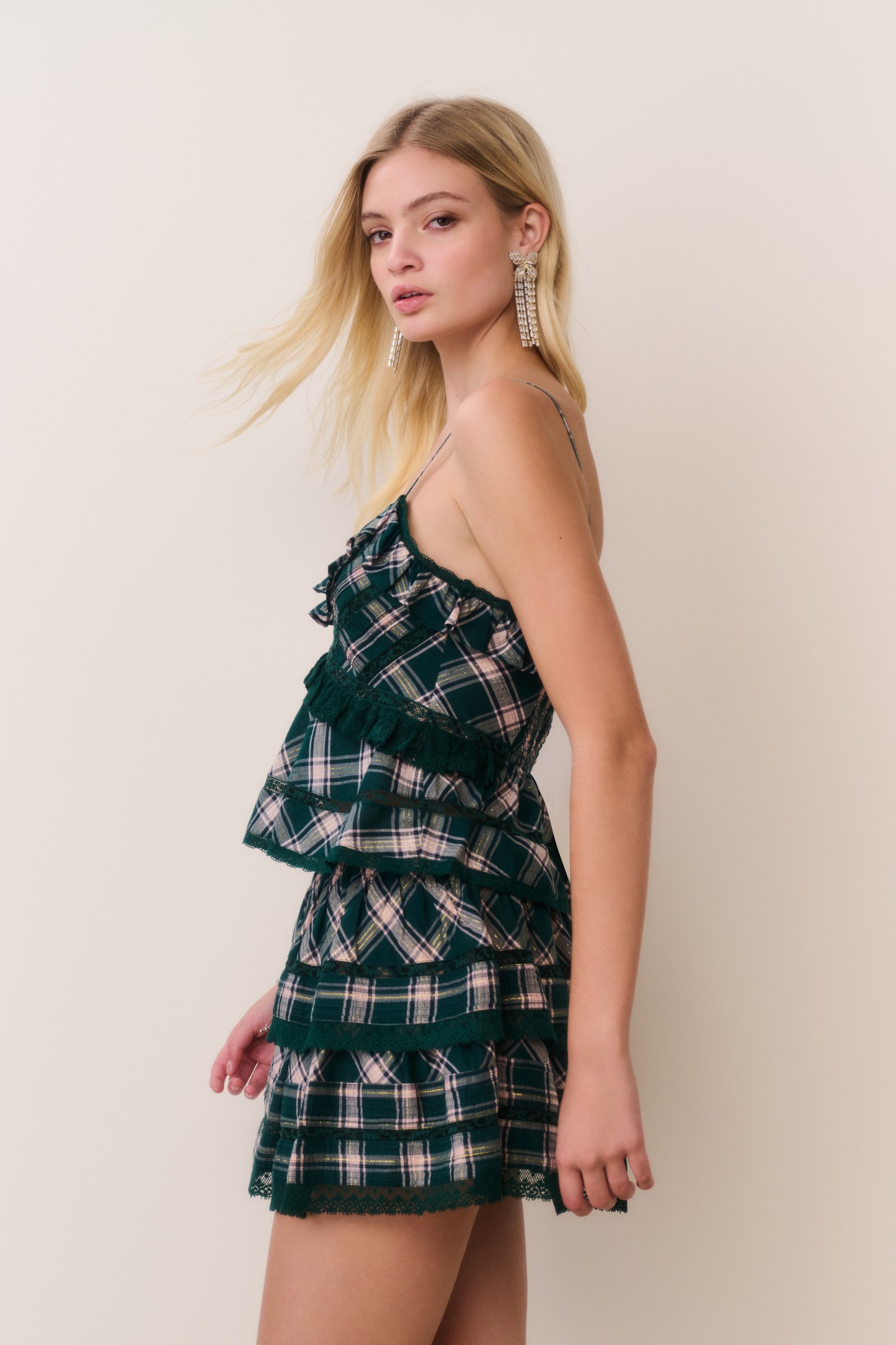 Sormina Tartan Cotton Top - Image 10