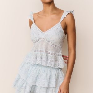 Lainie Floral Cotton Top