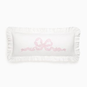 Forever In Love Ruffled Lumbar Pillow