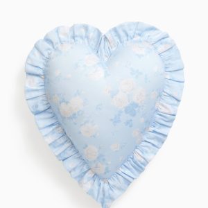 Boheme Ruffle Heart Pillow