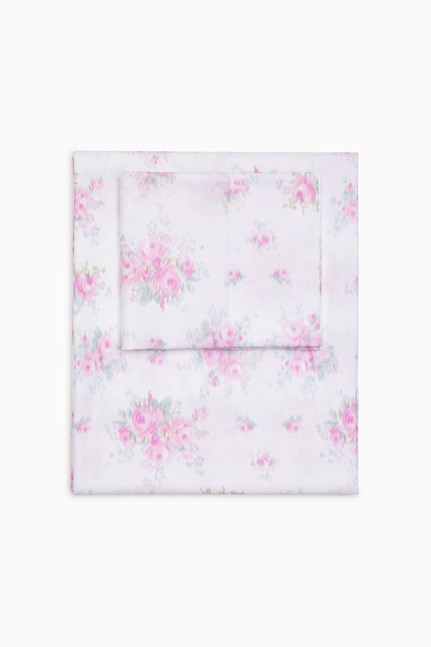 Floral Cotton Sateen Sheet Set - Image 2