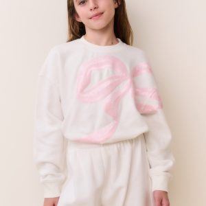 Tween Serafina Sequin Bow Sweatshirt