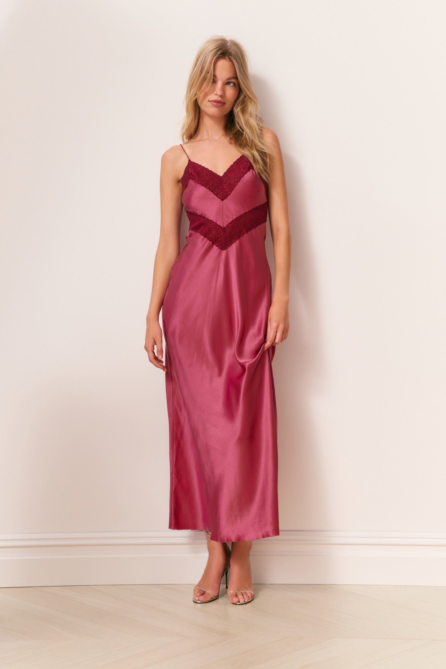 Serita Silk Maxi Dress - Image 3