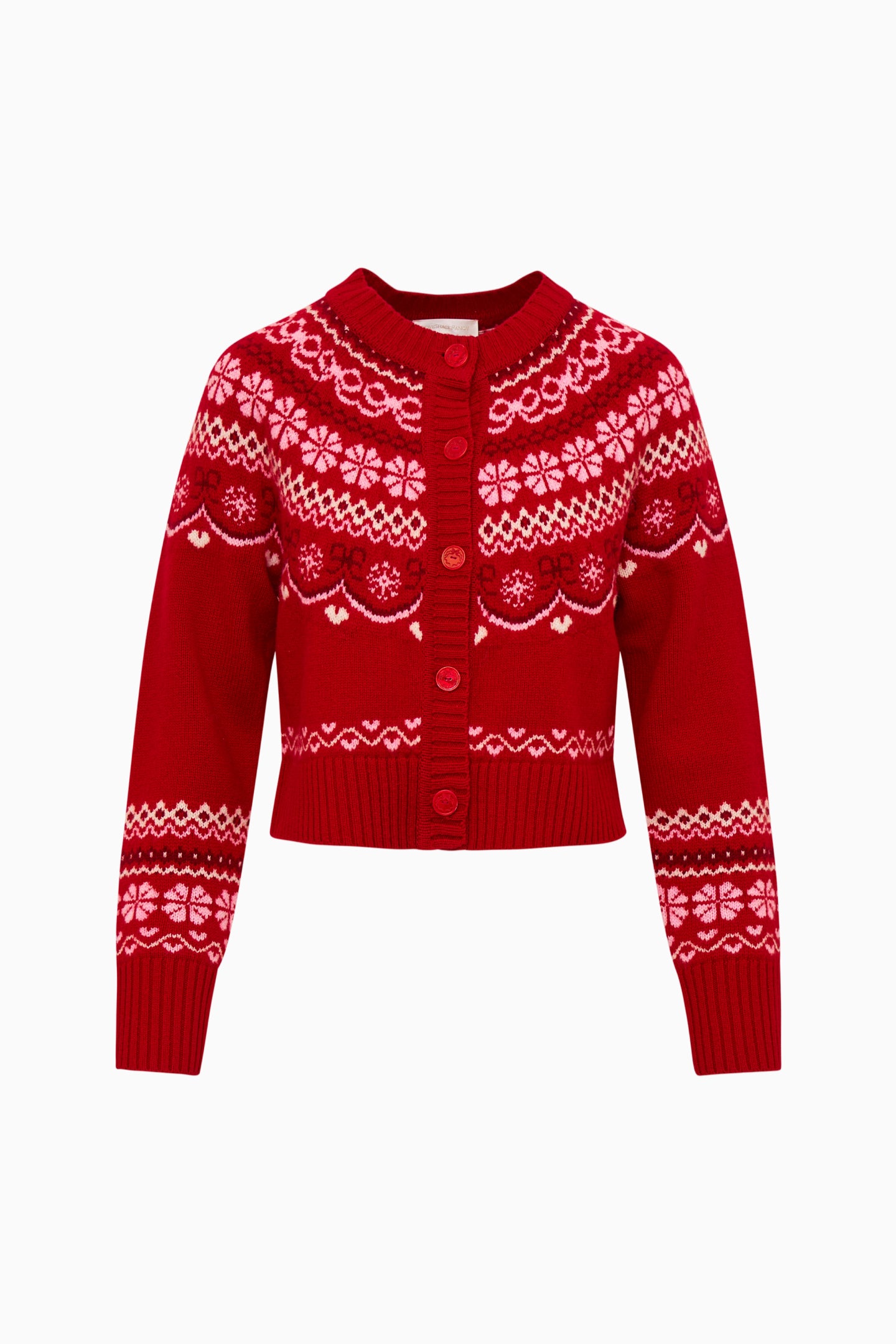 Shantae Wool Fair Isle Cardigan - Image 10