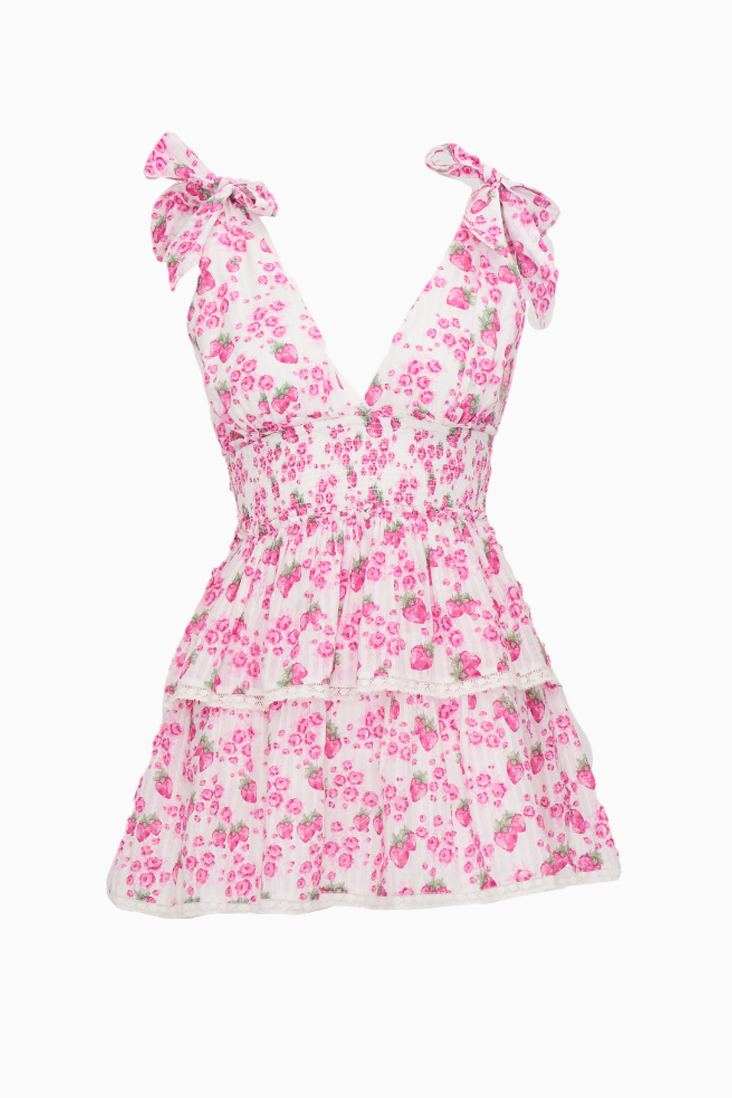 Soira Summer Heirloom Print Mini Dress - Image 5