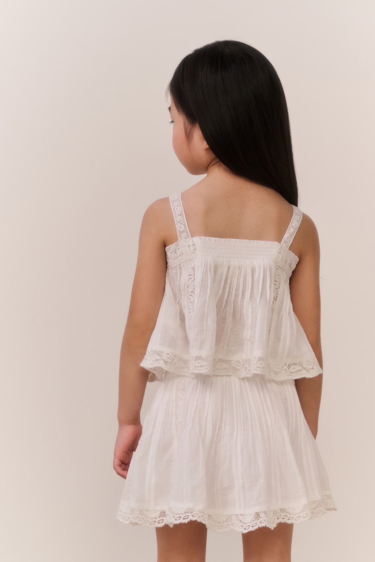 Little Girls Solena Cotton Skirt - Image 4