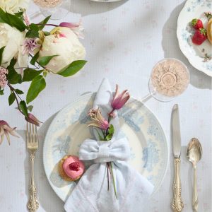 Yarn Dye Floral Printed Table Linen