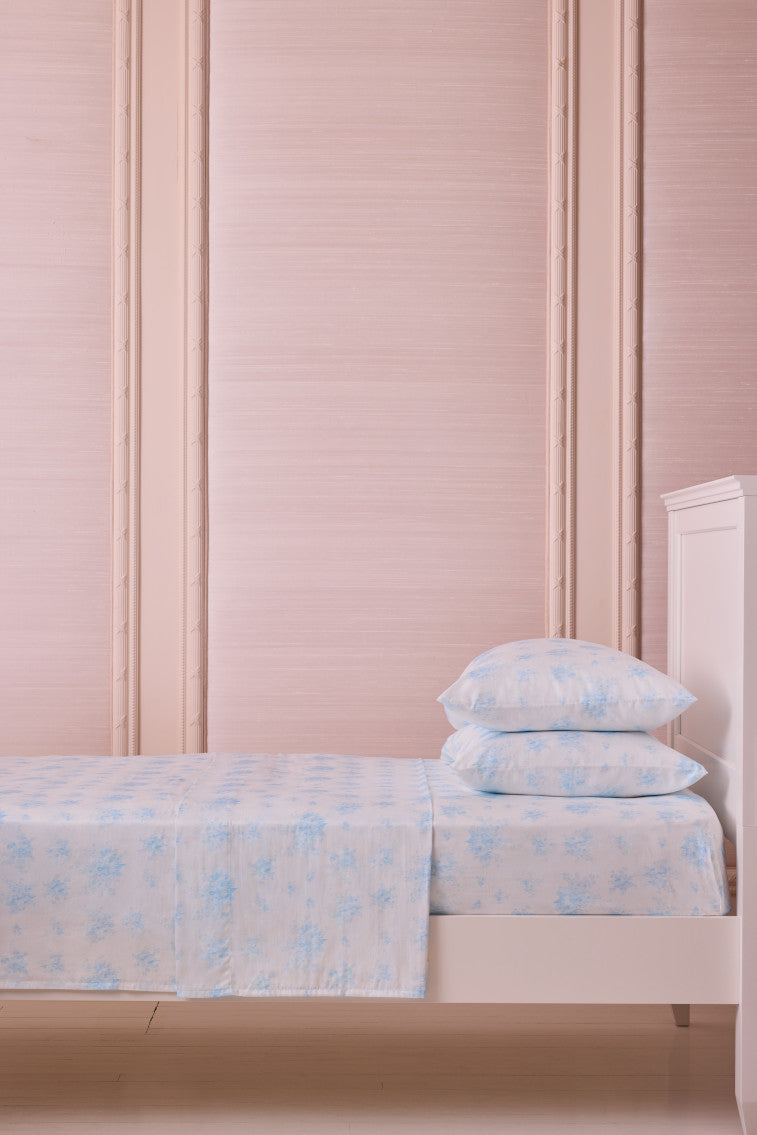 Floral Cotton Sateen Sheet Set - Image 4