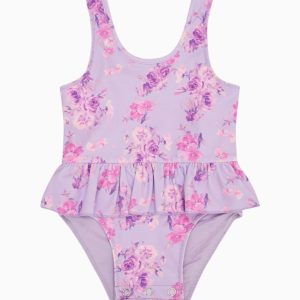 Baby Tamia Floral Ruffle Swimsuit