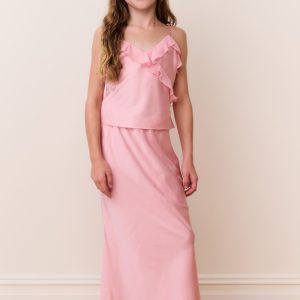 Tween Thyme Charmeuse Maxi Skirt