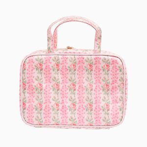 Heirloom Print Travel Box - PINK MACAROON