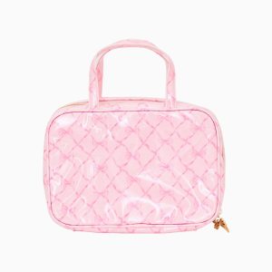 Printed Travel Box - PINK PEPPERMINT