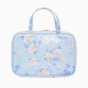 Heirloom Print Travel Box - WHISPER BLUE