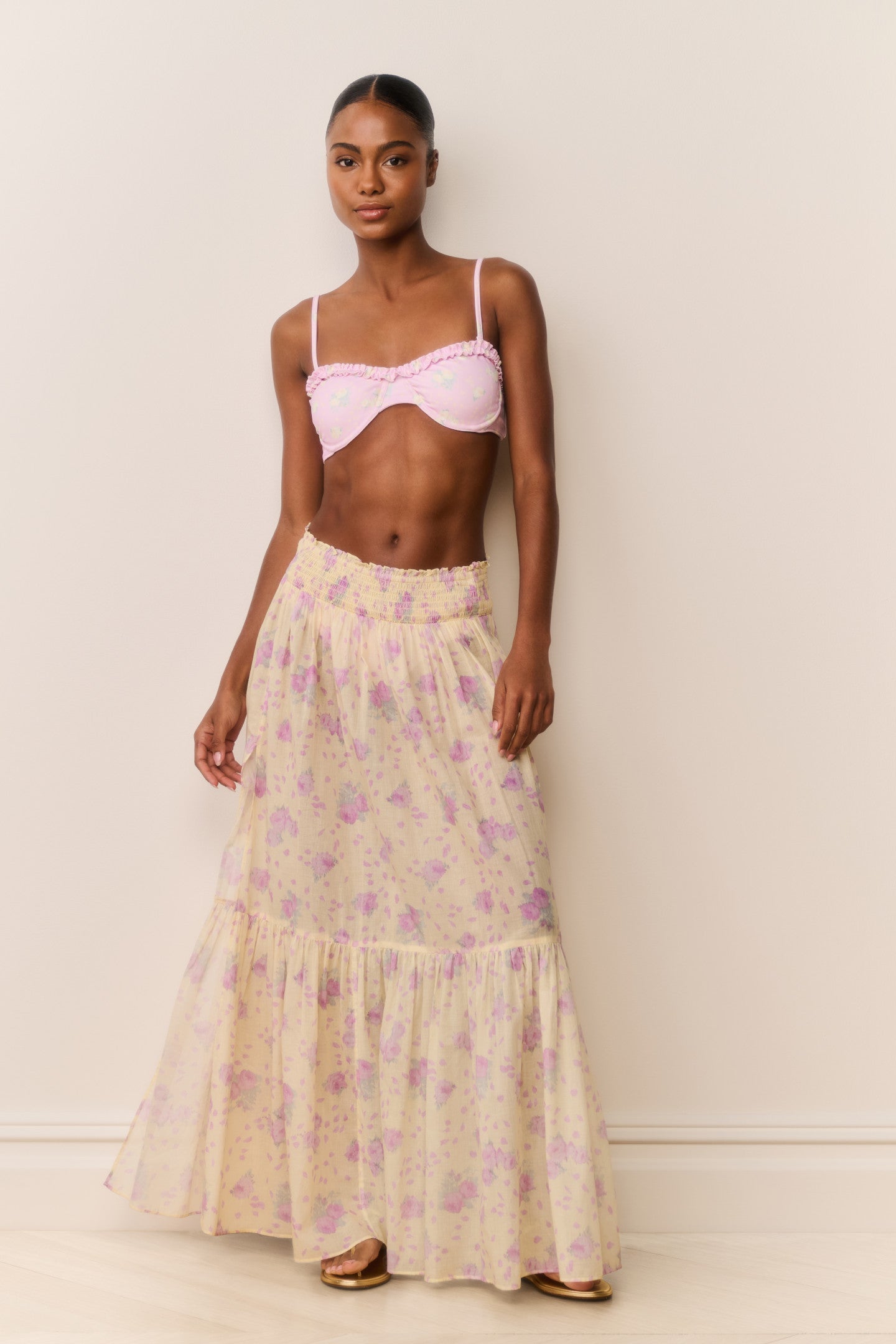 Umber Cotton Maxi Cover-Up Skirt - Image 6