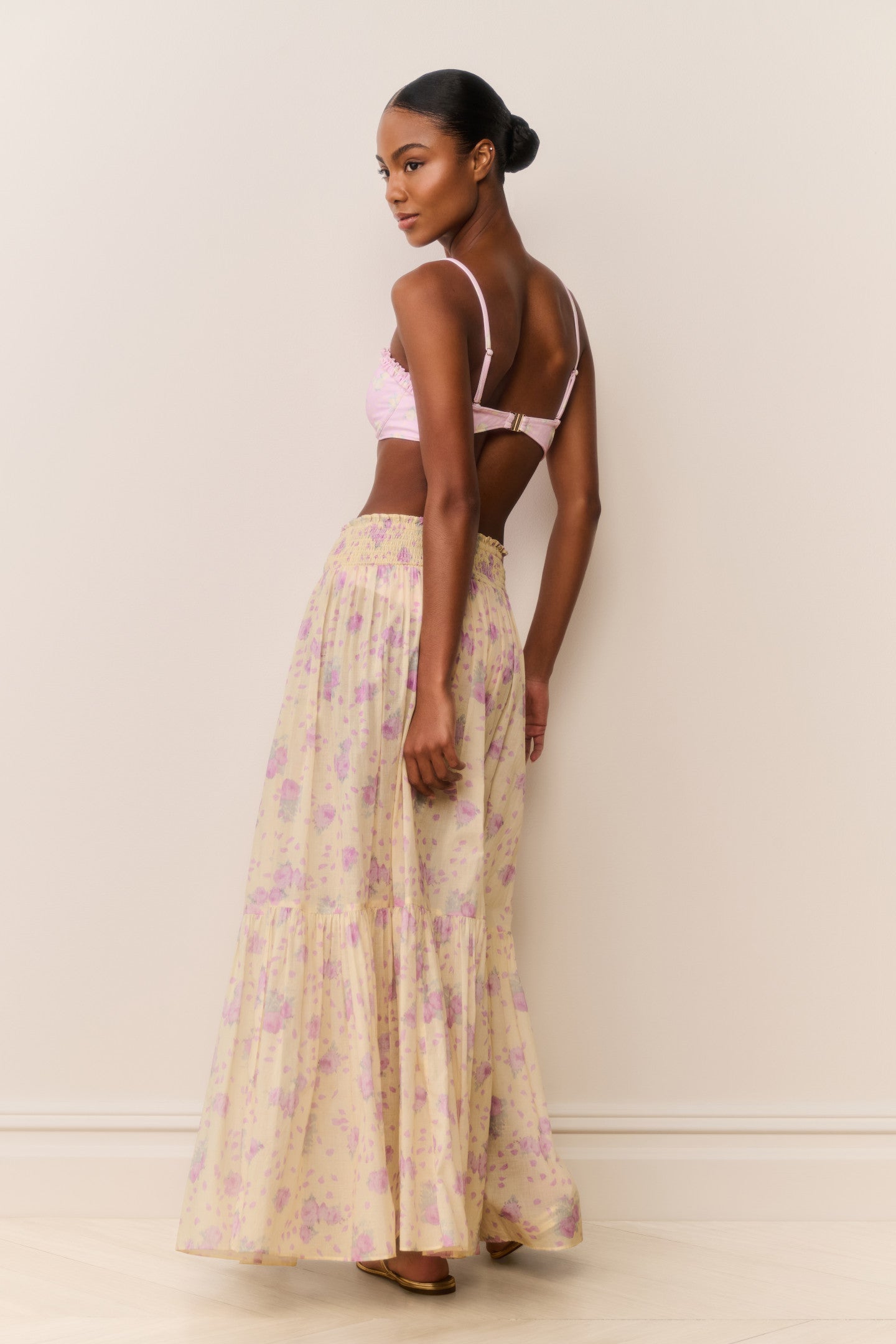 Umber Cotton Maxi Cover-Up Skirt - Image 8