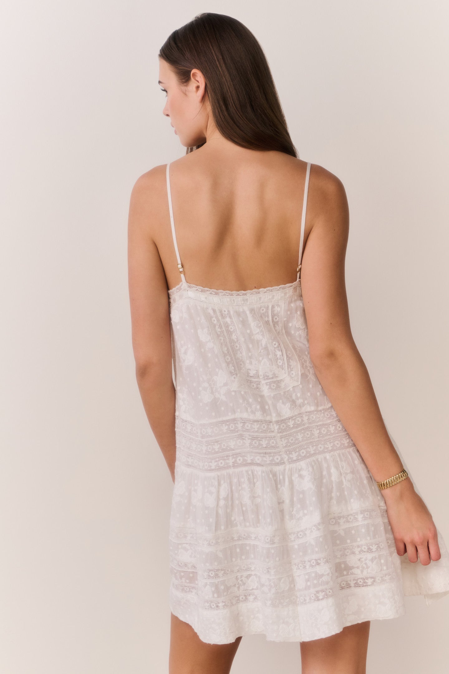 Vionett Cotton Victorian Mini Dress - Image 6