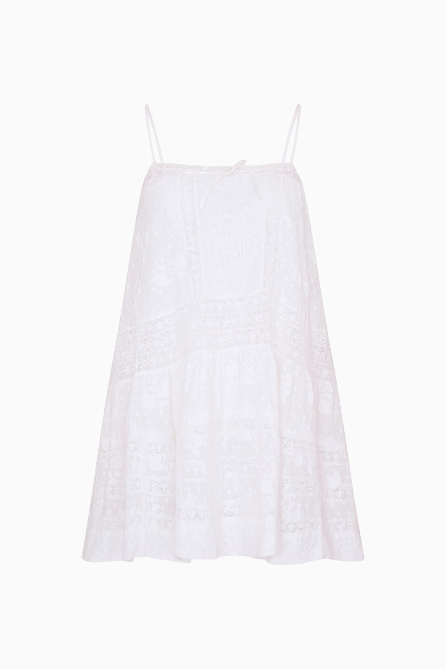 Vionett Cotton Victorian Mini Dress - Image 7