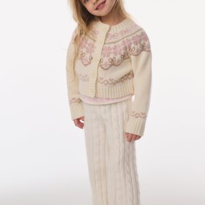 Little Girls Wrenna Fair Isle Cardigan