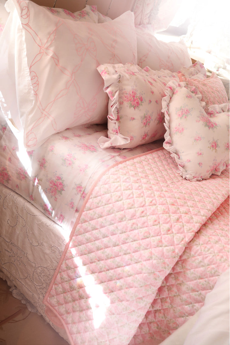Floral Cotton Sateen Sheet Set - Image 3