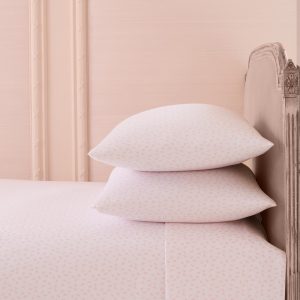 Printed Cotton Sheet Set - BUBBLE PINK