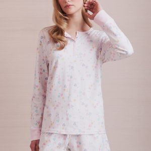 LoveShackFancy x Roller Rabbit Heart Stripe Hunter Pajama