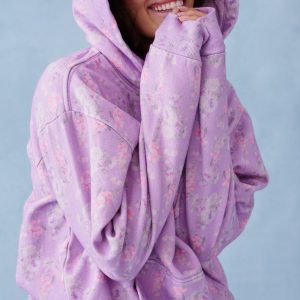 Nacova Floral Cotton Hoodie