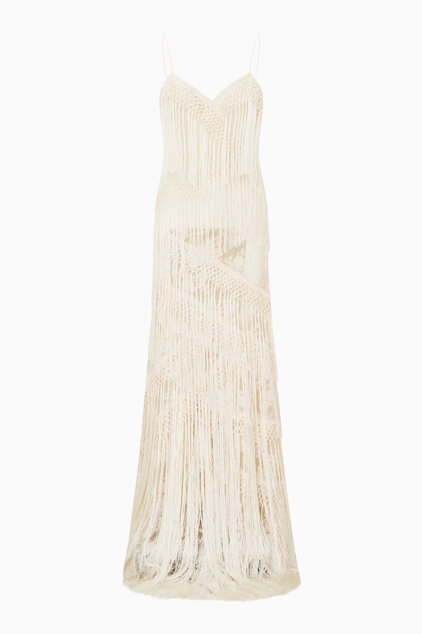 Delphi Fringe Lace Gown - Image 8