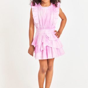 Girls Decker Heritage Dress - Peony Pink