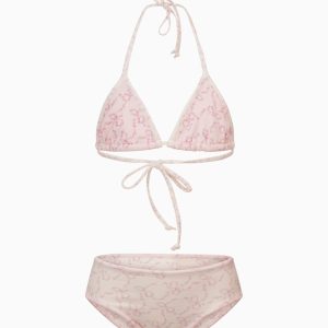 Girls Finnie Floral Bow Print Bikini