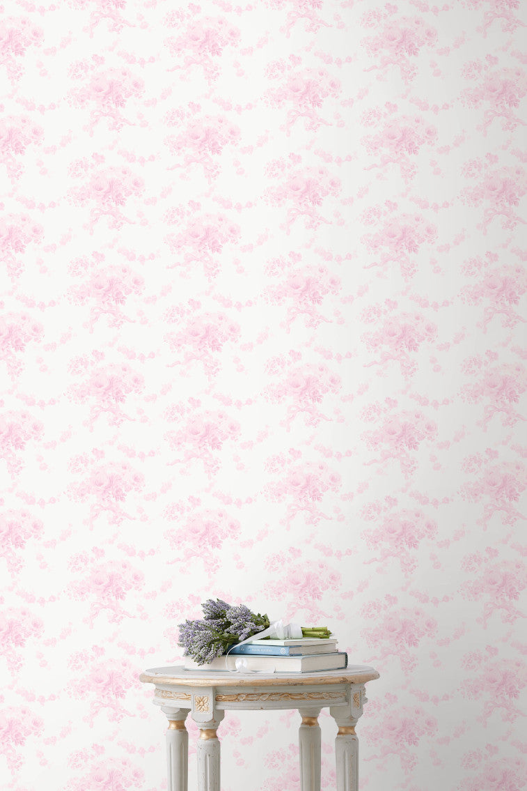 Pink Dream Peel & Stick Wallpaper - Image 3
