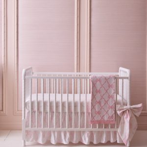 Embroidered Crib Skirt
