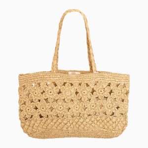 Sharlo Crochet Flower Tote Bag