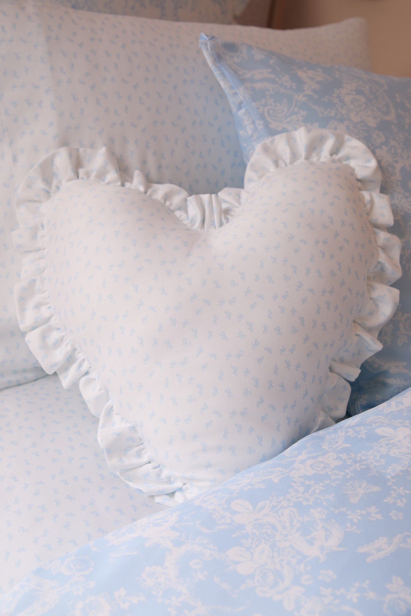 Heart Shape Ruffle Pillow - Image 6